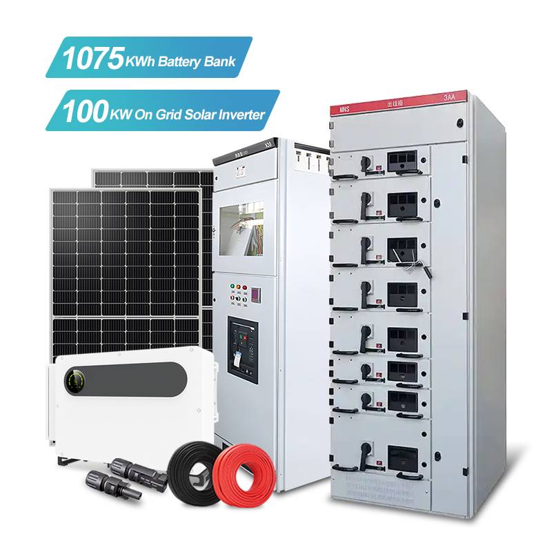 100KW Solar Energy System Power Storage MPPT For Commerce Use
