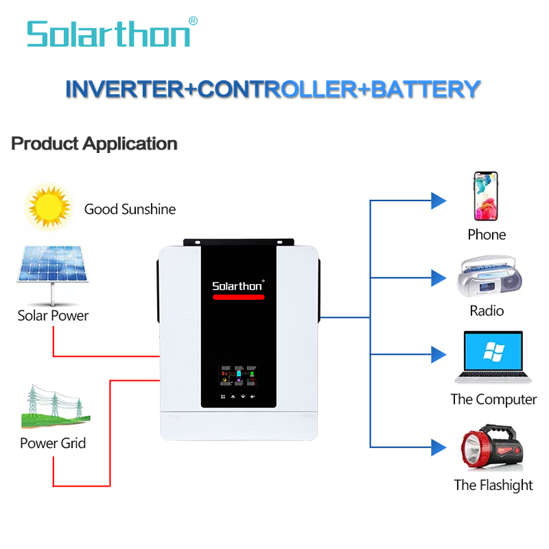 Hot sale hybrid solar inverter 3.6kw 6.2kw 