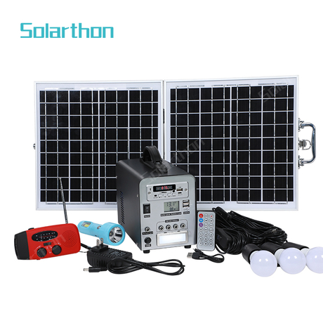 40W solar panels system complete with 220-240 volts inverter