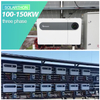 100kw 125kw 150kw three-phase inverter solar large industrial power station inverter