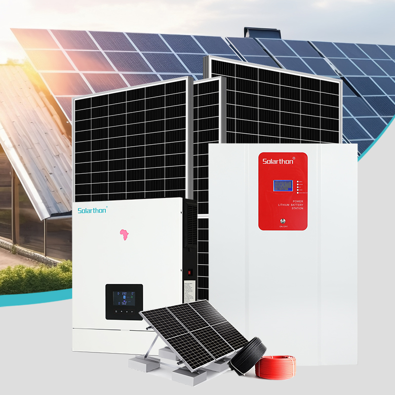 Solar Con Bateria Energy System Complete Kit 4.2KW 6.2KW Home Energy Storage Systems With Solar Panels