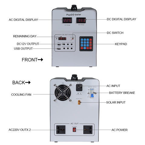 Pay As Go You Solar Home Lighting System Solar Home System