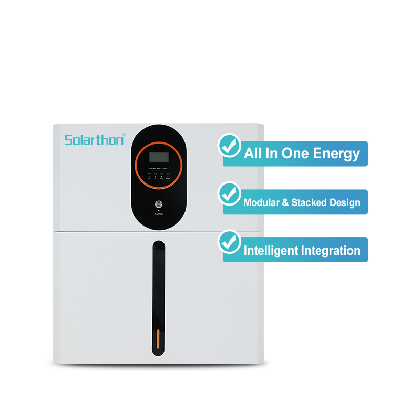 Solarthon 3500W/5000W/5500W Residential Lithium Battery Energy Storage System Solar Cell for Household Electric Backup