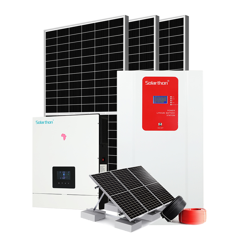 Off Grid Solar Power System 4.2KW Home Energy Storage Systems All In One Hybrid Solar System