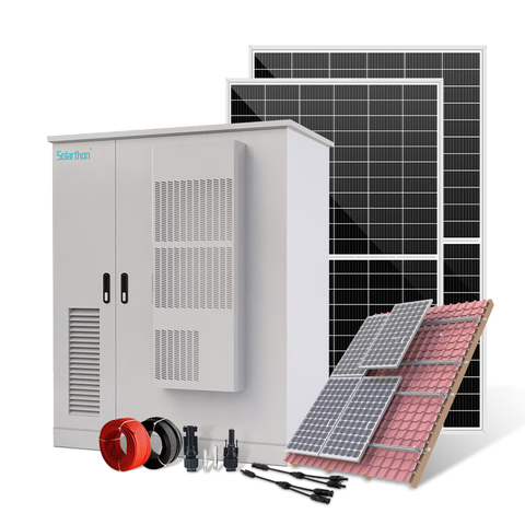 50KWH ESS with 30KW PCS and Solar Charging System Commercial Battery Storage Industrial Solar Panels System