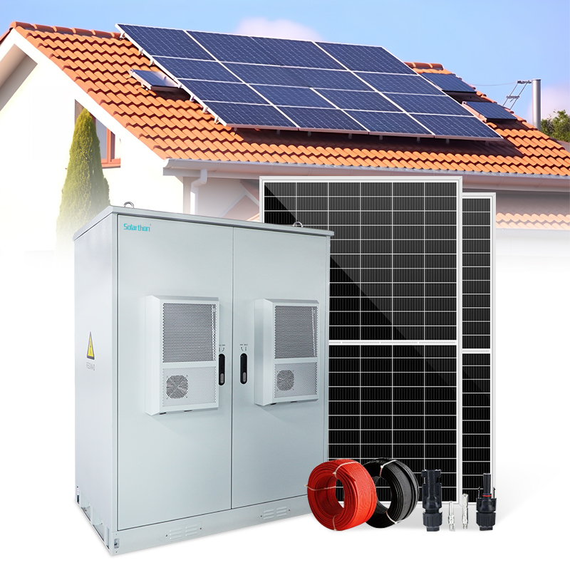 40KWH ESS with 20KW PCS and Solar Charging System Commercial Battery Storage Industrial Solar Panels System