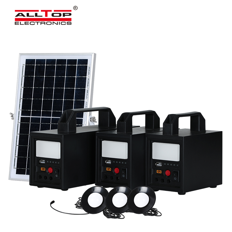 Home Metal Portable 30w 40w 60W Off Grid Solar Energy System