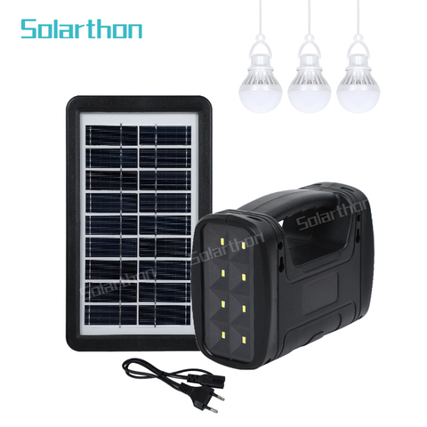 8W Small Solar Panel Inverterv with Battery And Panel