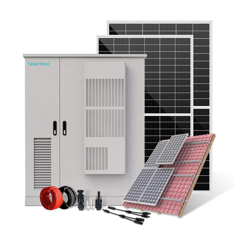 50KWH ESS with 30KW PCS and Solar Charging System Commercial Battery Storage Industrial Solar Panels System