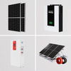 Off On Grid Complete Solar Energy System Hybrid Inverter 5kw 10kw Solar Home Power System