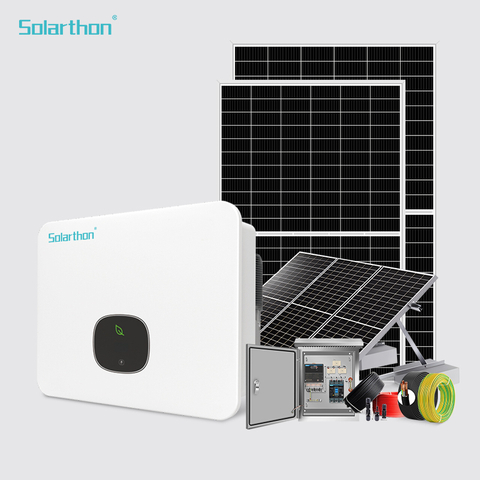 Complete Hybrid Solar System 50Kw Solar Generator Kit Energy System On Grid Solar Inverter