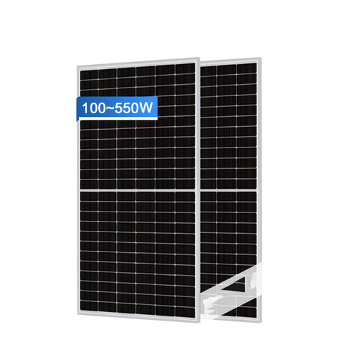 Chinese Factory Half Cell Solar Module 100W -550W Mono Solar Panel