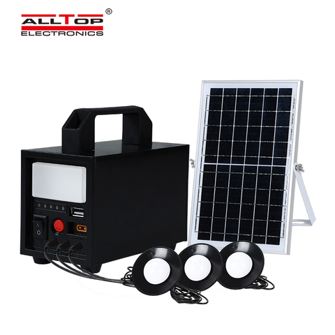 Home Metal Portable 30w 40w 60W Off Grid Solar Energy System