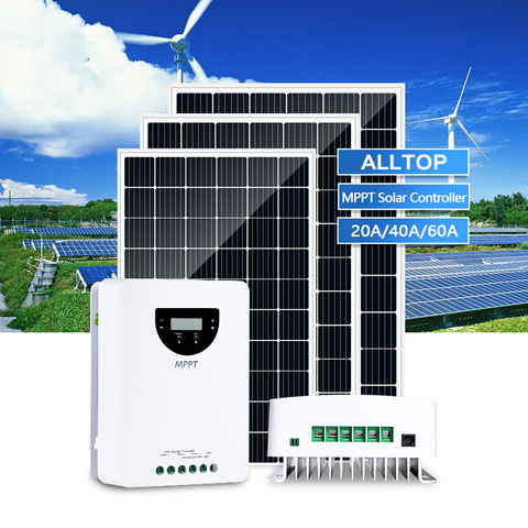 20A 40A 60A Off Grid Solar Panel Charge Controller Inverter