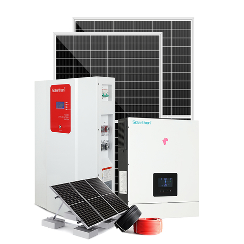 Solar Con Bateria Energy System Complete Kit 4.2KW 6.2KW Home Energy Storage Systems With Solar Panels