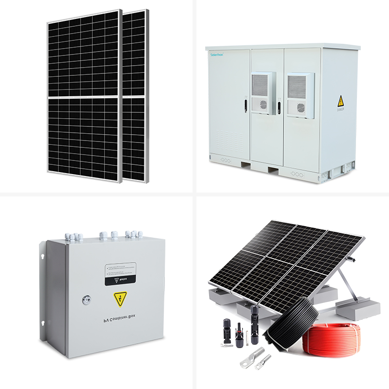 Solar Power Plant Industrial Solar Energy System Home Commercial On Off Grid 50KW 70KW 80KW 100KW Solar Energy System