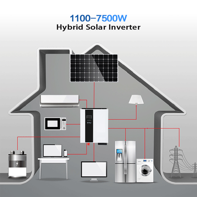 2 3 5 8 Kw Hybrid Solar Inverter System
