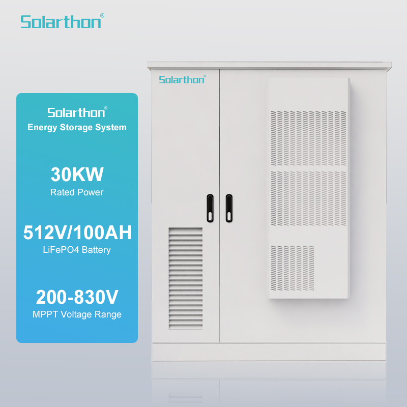 50KWH Lithium batterie Lifepo4 Lithium Battery For Solar Power Storage 30KW Container Energy Storage System