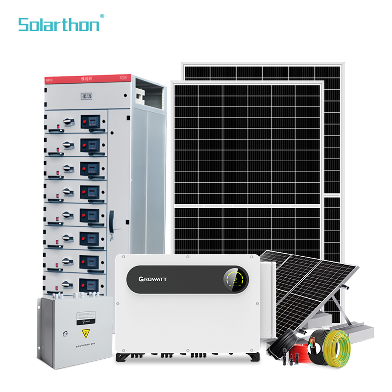 Hybrid Off-Grid Home Solar Panel Kit with Inverter 19.8MW System Lifepo4 Battery Solar Power Capability