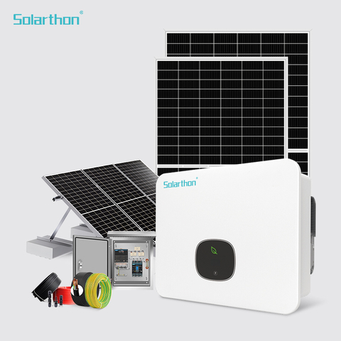 Complete Hybrid Solar System 50Kw Solar Generator Kit Energy System On Grid Solar Inverter