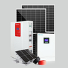 Hybrid Commercial Solar Energy Power System 5.6KW Solar Hybrid Power System Complete 1MW Kit Home