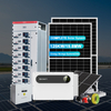 Hybrid Off-Grid Home Solar Panel Kit with Inverter 19.8MW System Lifepo4 Battery Solar Power Capability