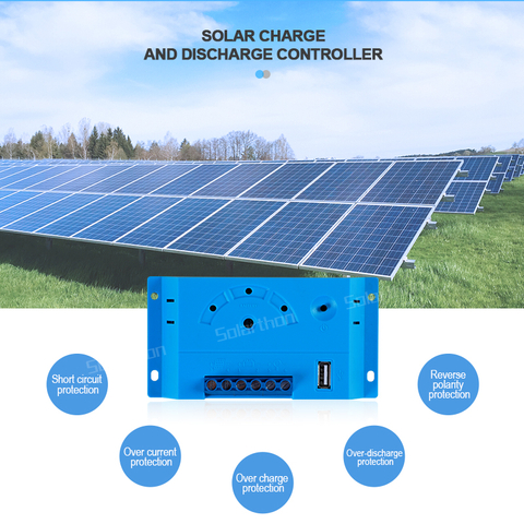 10A 15A Solar Panel Charge Controller for Existing Inverter