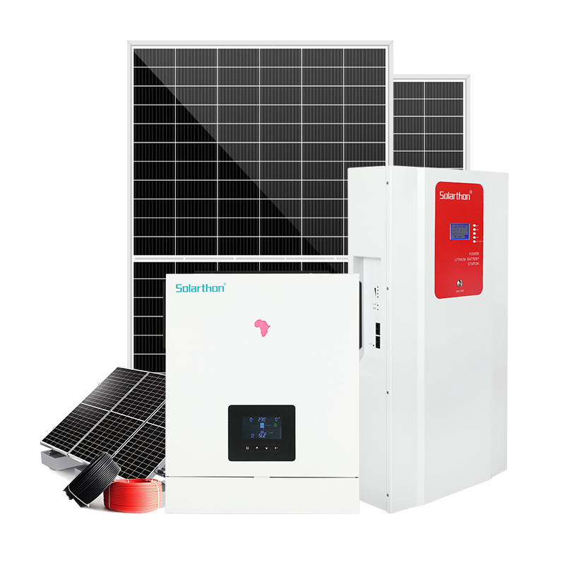 Off Grid Solar Power System 4.2KW Home Energy Storage Systems All In One Hybrid Solar System