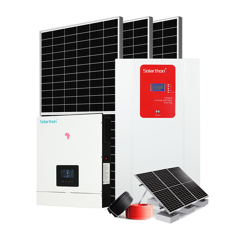 Off Grid Solar Power System 4.2KW Home Energy Storage Systems All In One Hybrid Solar System