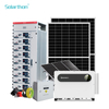 Hybrid Off-Grid Home Solar Panel Kit with Inverter 19.8MW System Lifepo4 Battery Solar Power Capability