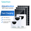 20A 40A 60A Off Grid Solar Panel Charge Controller Inverter