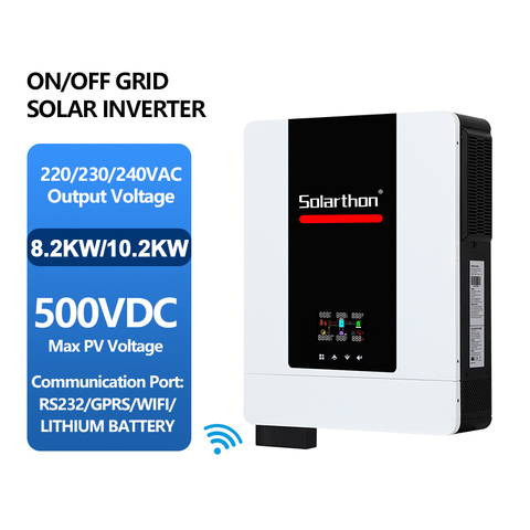 Hybrid Solar Inverters 8.2KW 10.2KW Powernverter on Off Grid