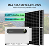 100-150kW 8 MPPTs Three Phase on grid inverter solar energy products