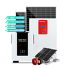 Complete Hybrid Solar Energy System 8.2Kw 10.2Kw On Off Grid Solar Panel Power System For Home